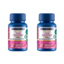 Kit 2X Acido Hialur�nico - 30 C�psulas - Catarinense Nutri��o