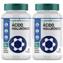 Kit 2X �cido Hialur�nico - 60 Comprimidos - Nutralin