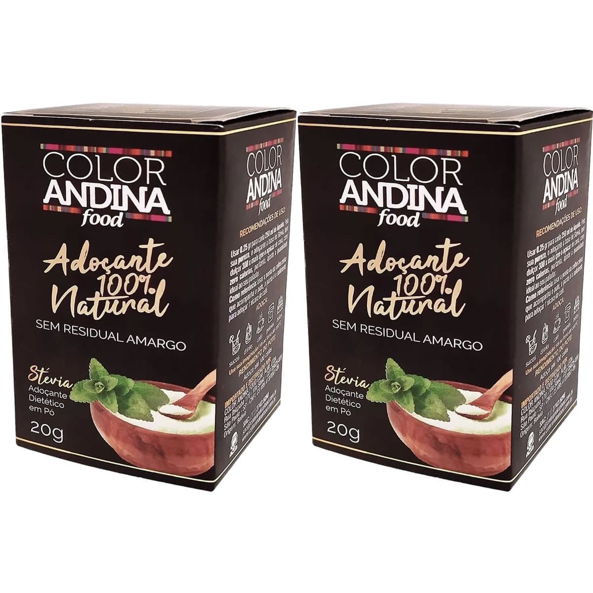 Kit 2X Ado�ante 100% Natural - 20g - Color Andina