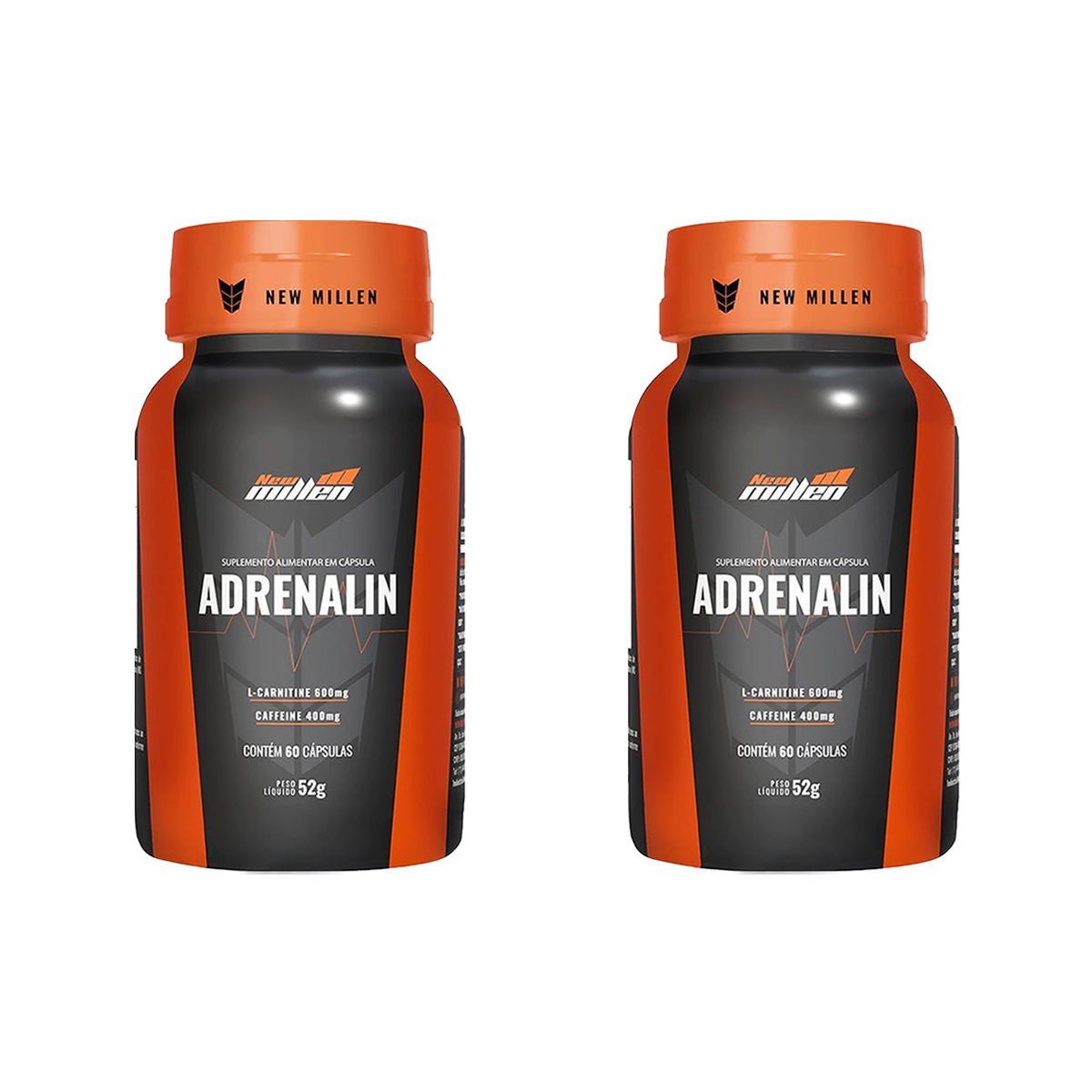 Kit 2X Adrenalin - 60 c�psulas - New Millen