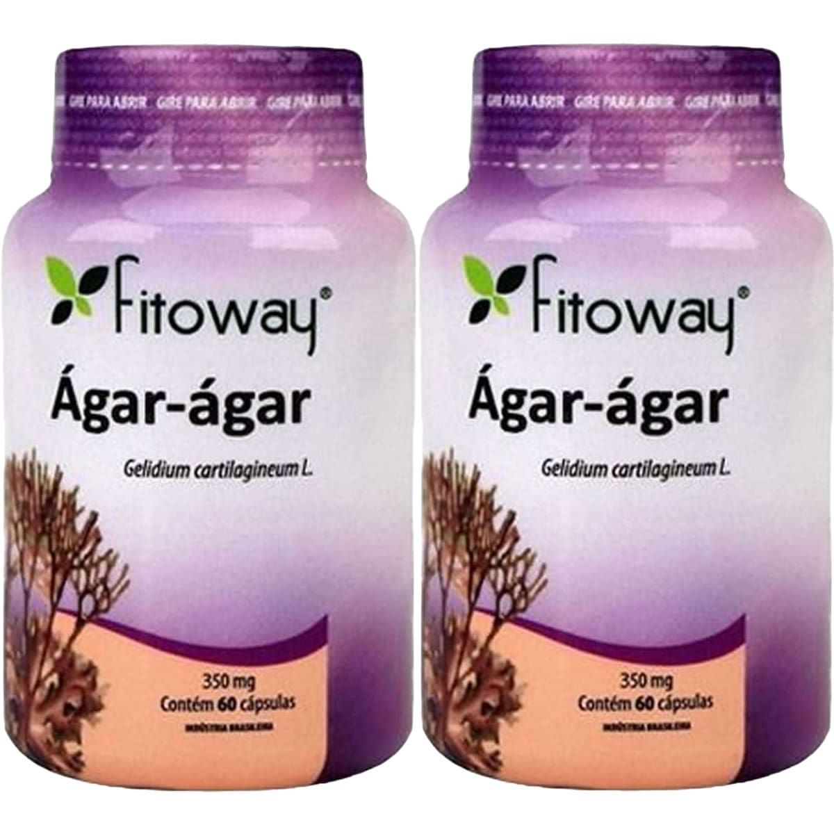 Kit 2X �gar-�gar - 60 C�psulas - Fitoway