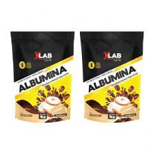 Kit 2X Albumina - 1000g Capuccino - X-Lab