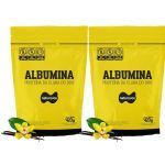 Kit 2X Albumina - 420g Refil Baunilha - Naturovos