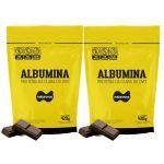 Kit 2X Albumina - 420g Refil Chocolate - Naturovos