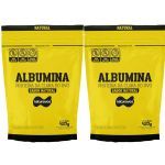 Kit 2X Albumina - 420g Refil Natural - Naturovos