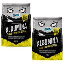 Kit 2X Albumina - 500g Limonada Sui�a - Prote�na Pura