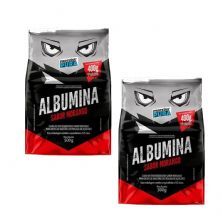 Kit 2X Albumina - 500g Morango - Prote�na Pura