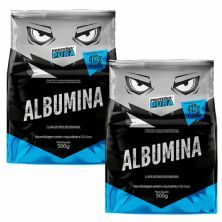 Kit 2X Albumina - 500g Sem Sabor  - Prote�na Pura