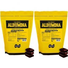 Kit 2X Albumina Refil - 1000g Chocolate - Naturovos
