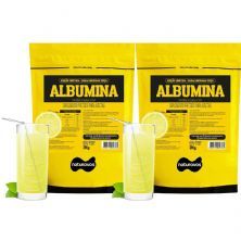 Kit 2X Albumina Refil - 1000g Limonada Su��a - Naturovos