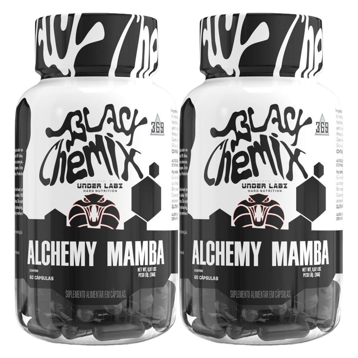 Kit 2X Alchemy Mamba - 60 C�psulas - Under Labz