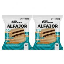 Kit 2X Alfajor Proteico - 1 Unidade 50g Cookies�N Cream - NewNutrition
