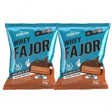 Kit 2X Alfajor WheyFajor - 1 Unidade 55g Doce de Leite - Shark Pro