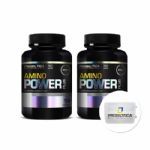 Kit 2x Amino Power Plus Nova Formula - 150 Tabletes + Porta C�ps - Probi�tica