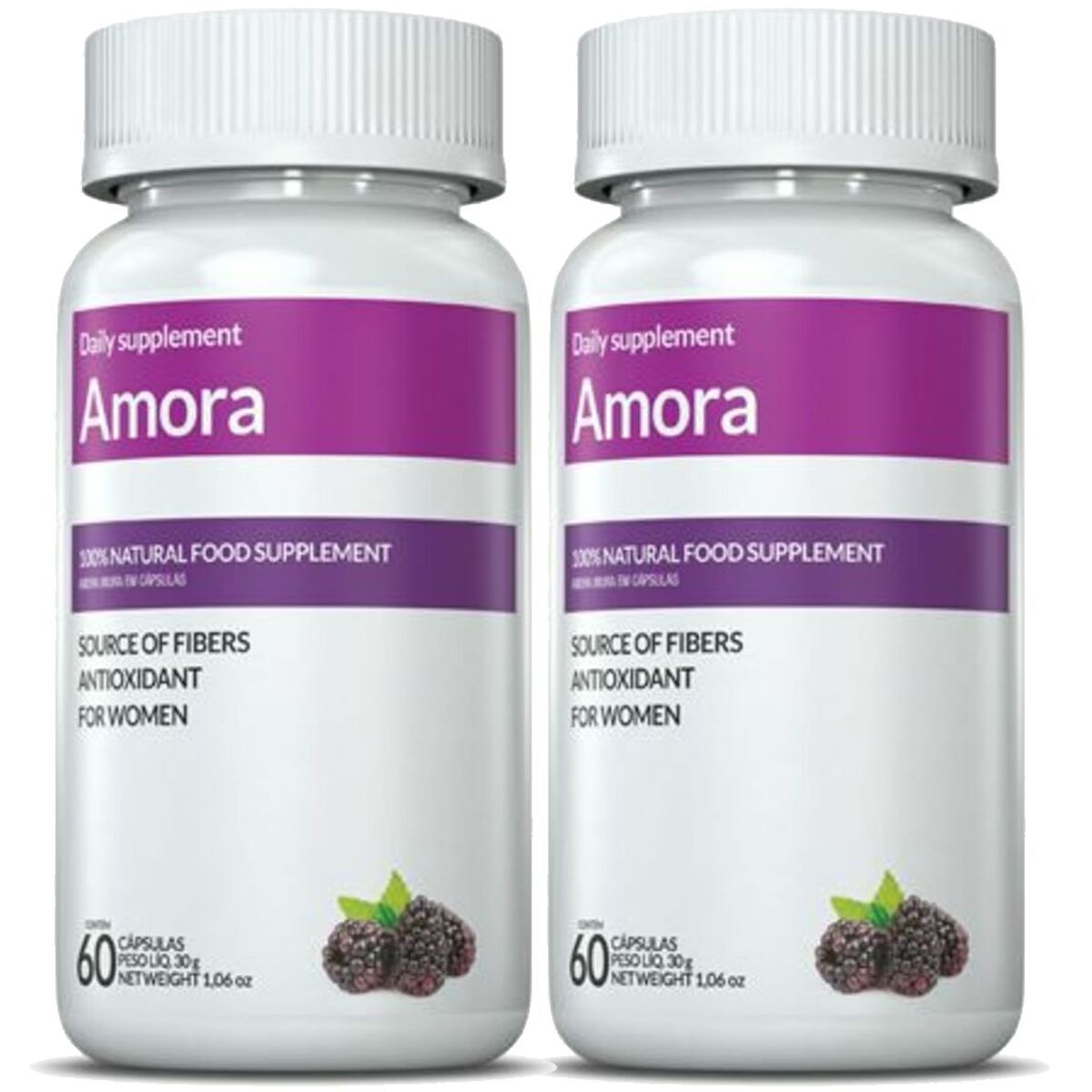 Kit 2X Amora - 60 C�psulas - Inove Nutrition