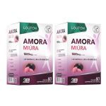 Kit 2X Amora Mi�ra Premium 750mg  - 60 C�psulas - Lauton Nutrition