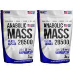 Kit 2X Anabolic Mass 28500 Refil Stand-Up - 3000g Chocolate - ProFit