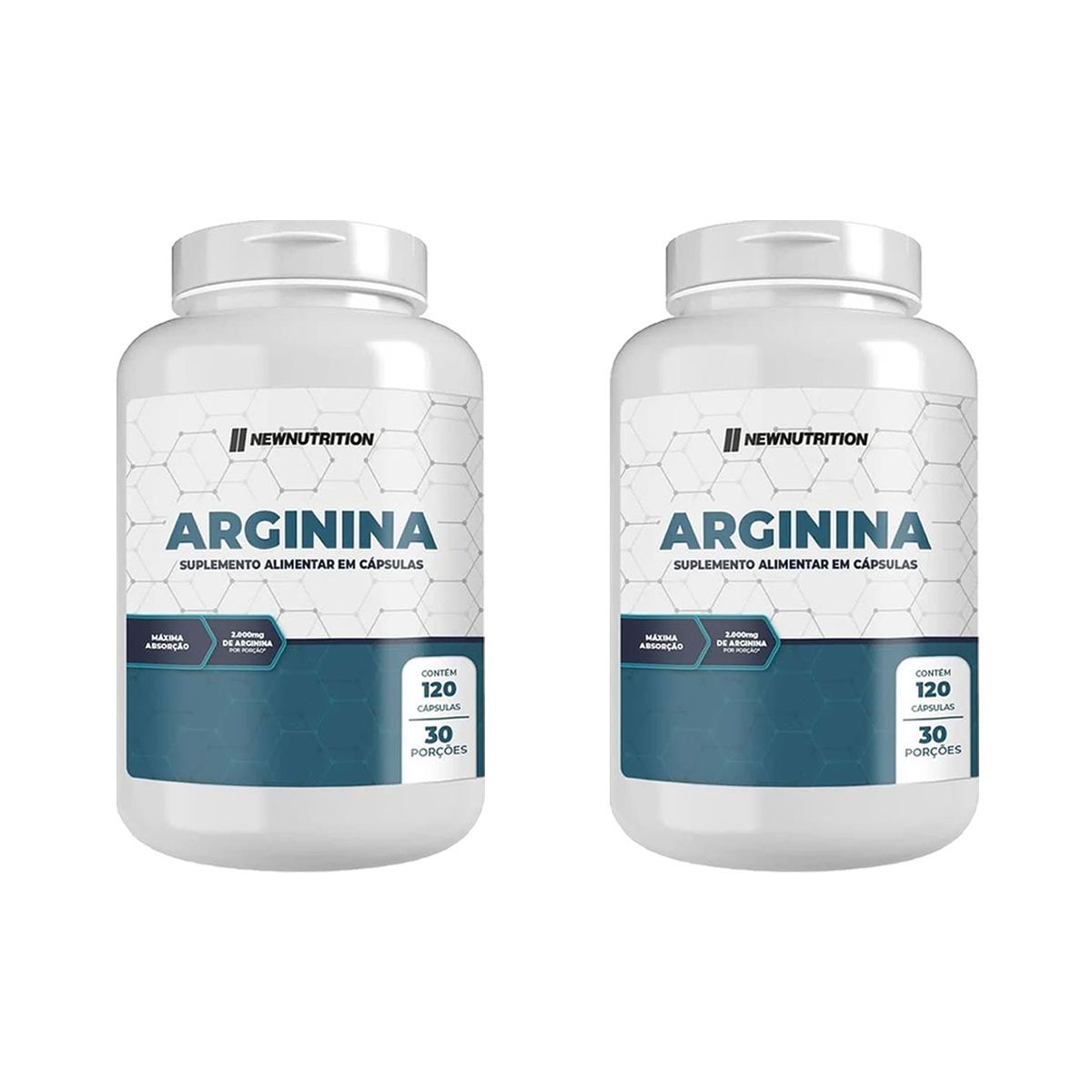 Kit 2X Arginina - 120 C�psulas - NewNutrition