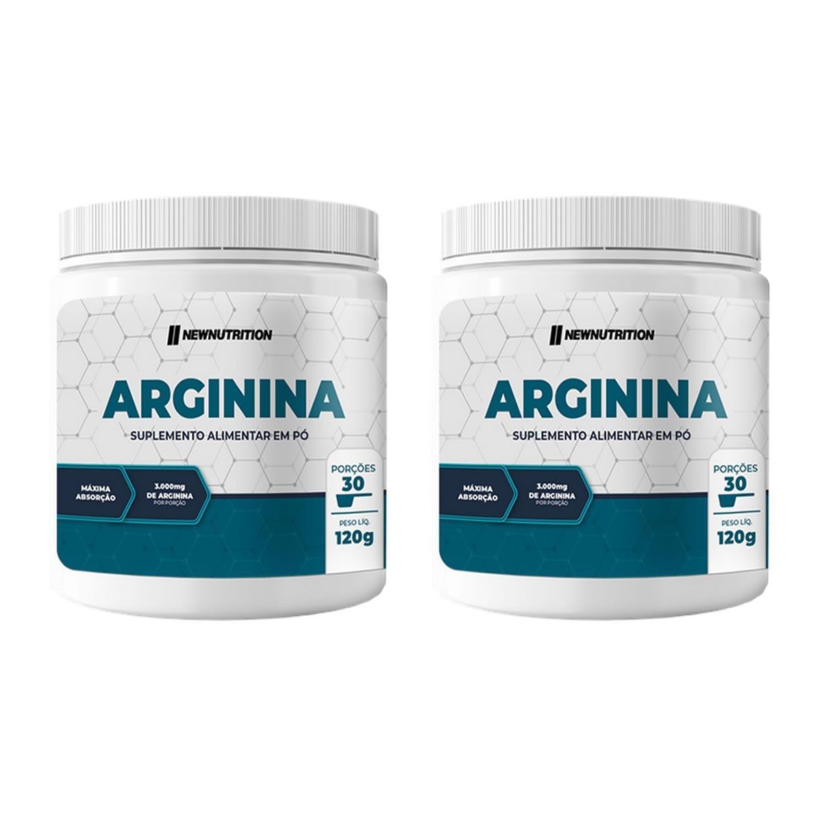 Kit 2X Arginina - 120g - Newnutrition