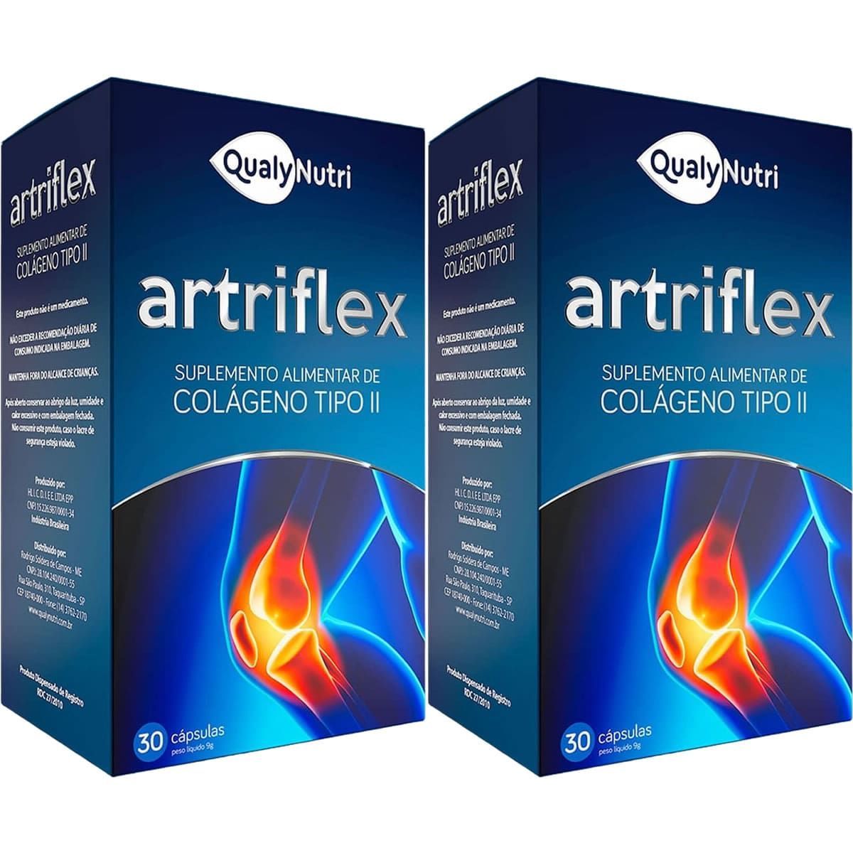 Kit 2X Artriflex Col�geno Tipo II - 30 C�psulas - Qualynutri