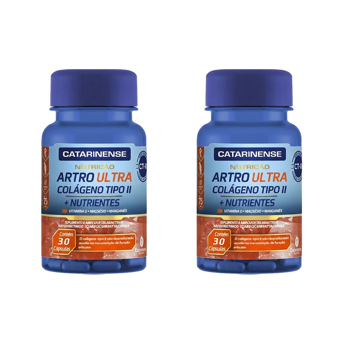 Kit 2X Artro Ultra Col�geno Tipo II - 30 C�psulas - Catarinense Nutri��o