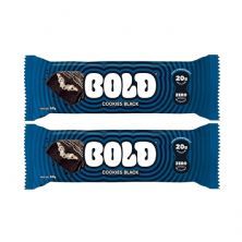 Kit 2X Barra de Proteina - 1 Unidade 60g Cookies Black - Bold