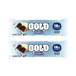 Kit 2X Barra de Prote�na Crunch - 60g Cookies e Cream - Bold