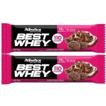 Kit 2X Barra Proteica Best Whey - 1 Barra 32g Brigadeiro - Atlhetica Nutrition