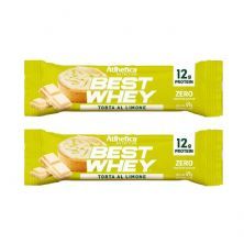 Kit 2X Barra Proteica Best Whey - 1 Barras 49g Torta Al Limone - Atlhetica Nutrition