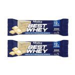 Kit 2X Barra Proteica Best Whey - 1 Barras 49g Torta Cioccolato Bianco - Atlhetica Nutrition