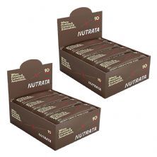 Kit 2X Barra Proteica Reserva - 12 Unidades 45g Caramel e Amendoim - Nutrata	