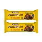 Kit 2X Barra Protobar Whey - 1 Unidade 70g Brownie com Dulce de Leche Havanna - Nutrata
