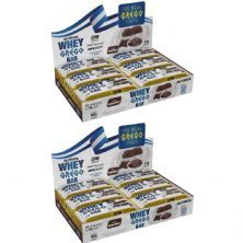 Kit 2X Barra Whey Grego Bar - 12 Unidades de 40g Brigadeiro - Nutrata