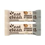 Kit 2X Barrinha de Proteina - 1 Barra 45g Cookies & Cream - Eat Clean