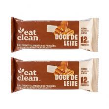 Kit 2X Barrinha de Proteina - 1 Barra 45g Doce de Leite - Eat Clean