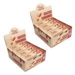 Kit 2X Barrinha de Proteina - 12 Barras 45g Salted Caramel - Eat Clean