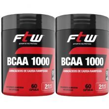 Kit 2X Bcaa 1000 2:1:1 - 60 C�psulas - FTW