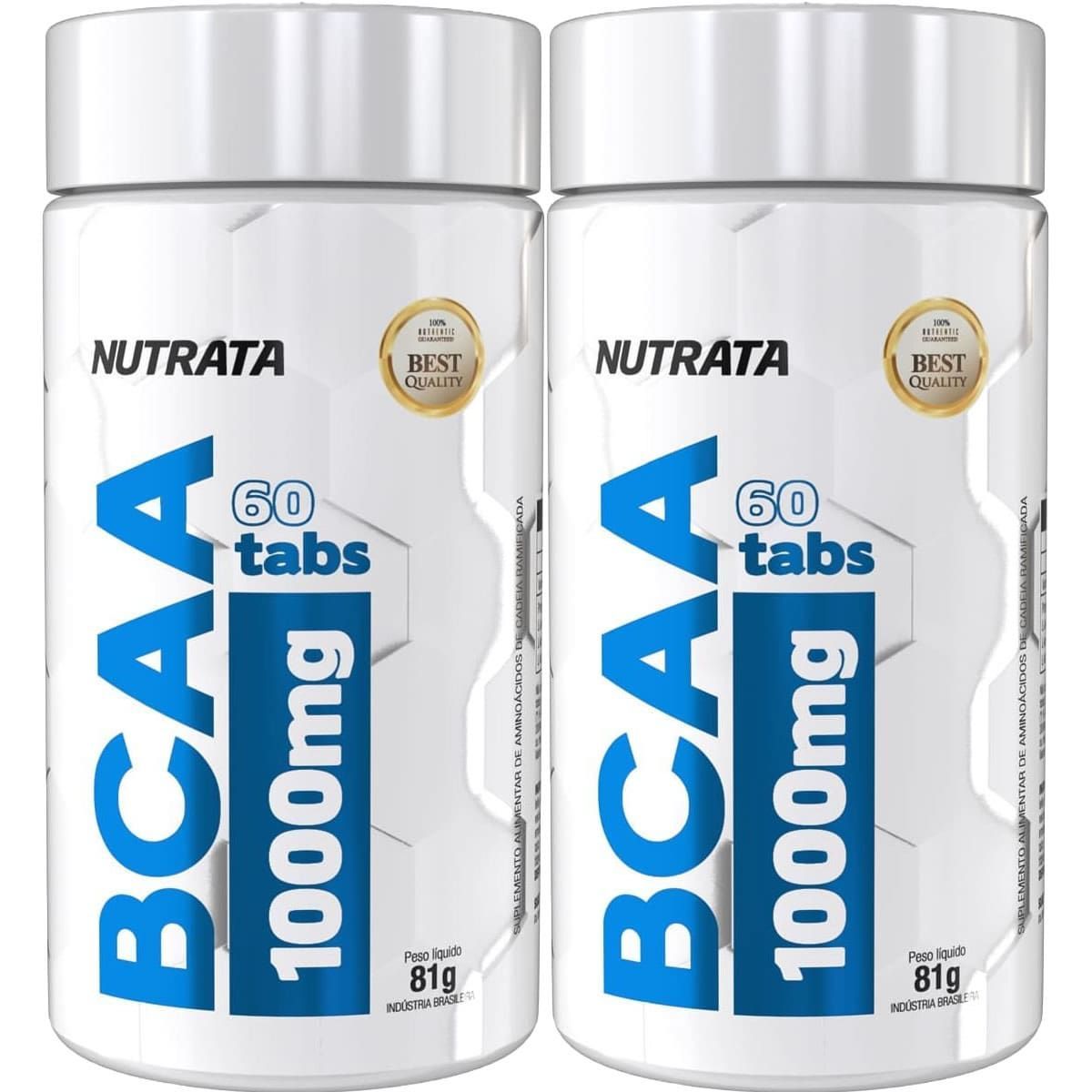 Kit 2X BCAA 1000mg - 60 Tabs - Nutrata