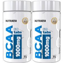 Kit 2X BCAA 1000mg - 60 Tabs - Nutrata
