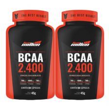 Kit 2X BCAA 2400 -  60 C�psulas - New Millen