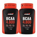 Kit 2X Bcaa 4800mg com Ribose - 120 Tabletes - New Millen