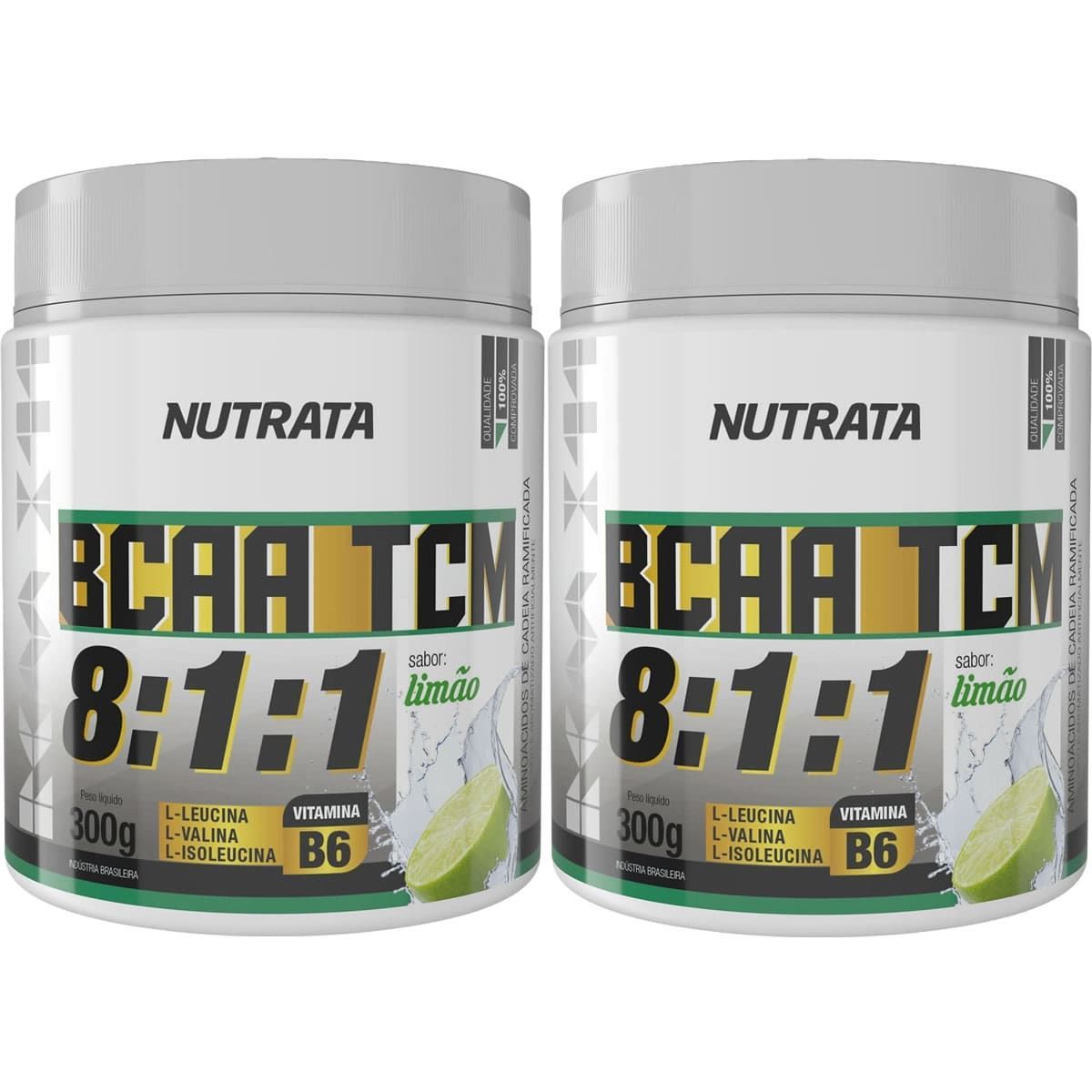 Kit 2X BCAA 8:1:1 - 300g Lim�o - Nutrata