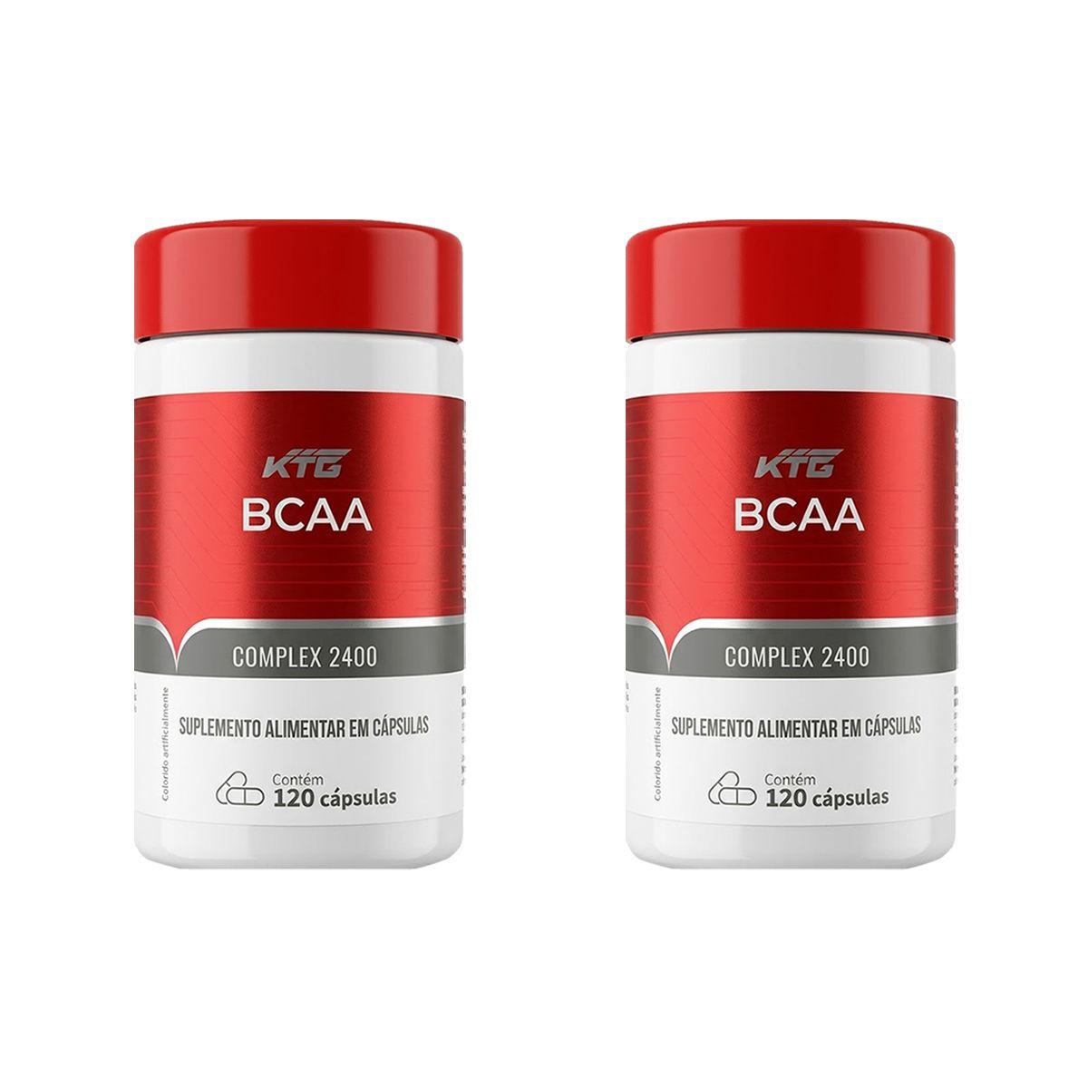Kit 2X BCAA Complex 2400 - 120 C�psulas - Katigu�