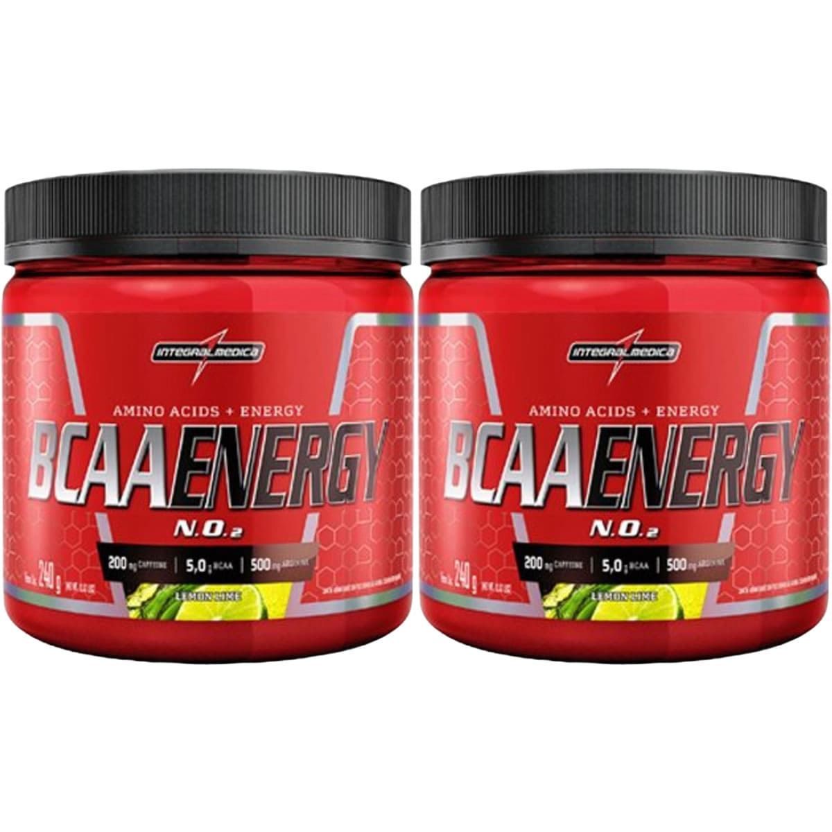 Kit 2X BCAA Energy N.O2 - 240g Lemon Lime - IntegralM�dica