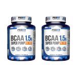 Kit 2X Bcaa Super Pump 1,5g -120 C�psulas - ProFit