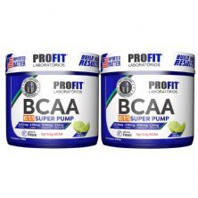 Kit 2X Bcaa Super Pump Powder 6:1:1 - 150g Lim�o - ProFit