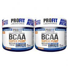 Kit 2X Bcaa Super Pump Powder 6:1:1 - 150g Natural - ProFit