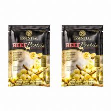 Kit 2X Beef Protein - 1 Sach� 30g Banana Com Canela - Essential Nutrition