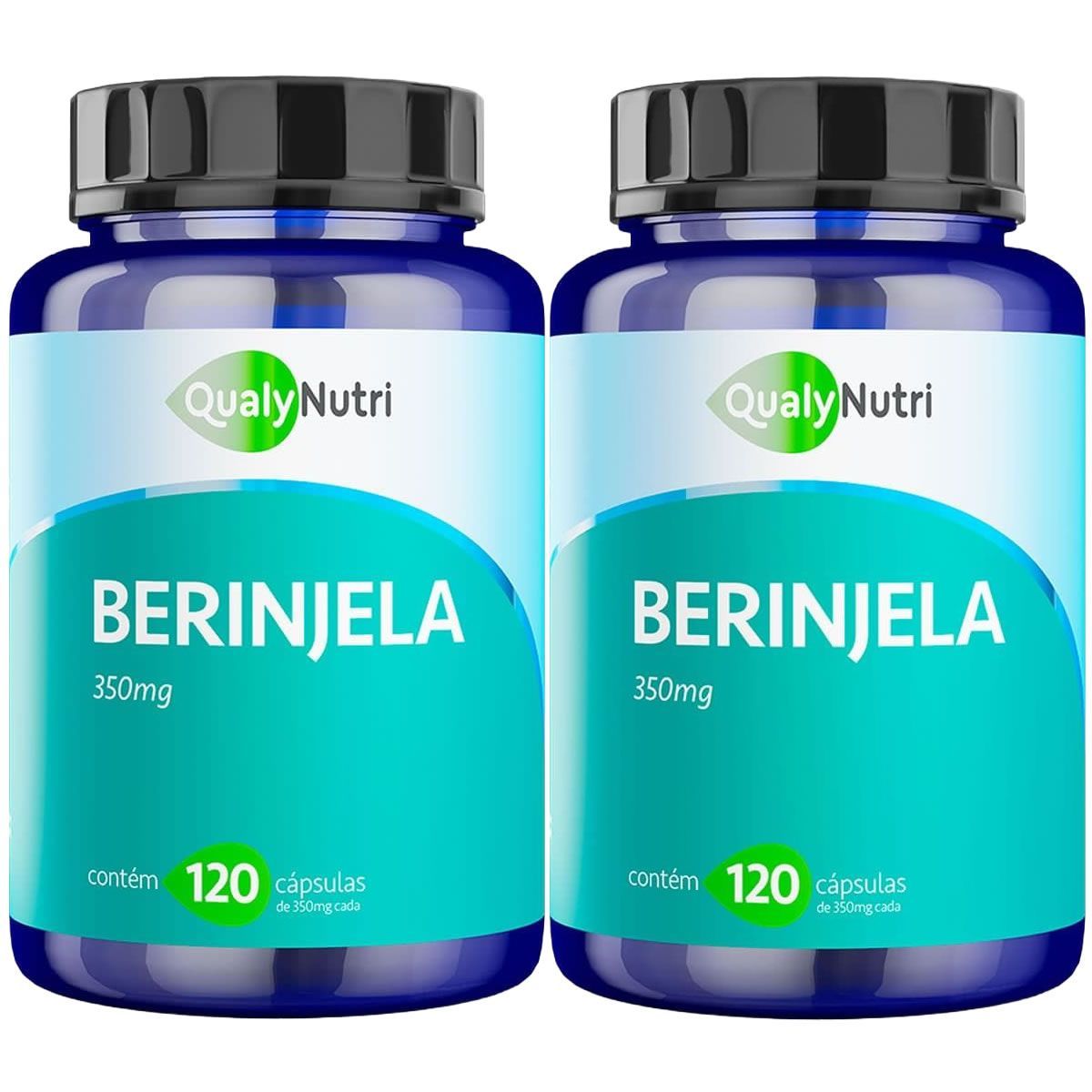 Kit 2X Berinjela - 120 C�psulas - QualyNutri