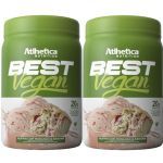 Kit 2X Best Vegan - 500g Muffin com Morango & Banana - Atlhetica Nutrition
